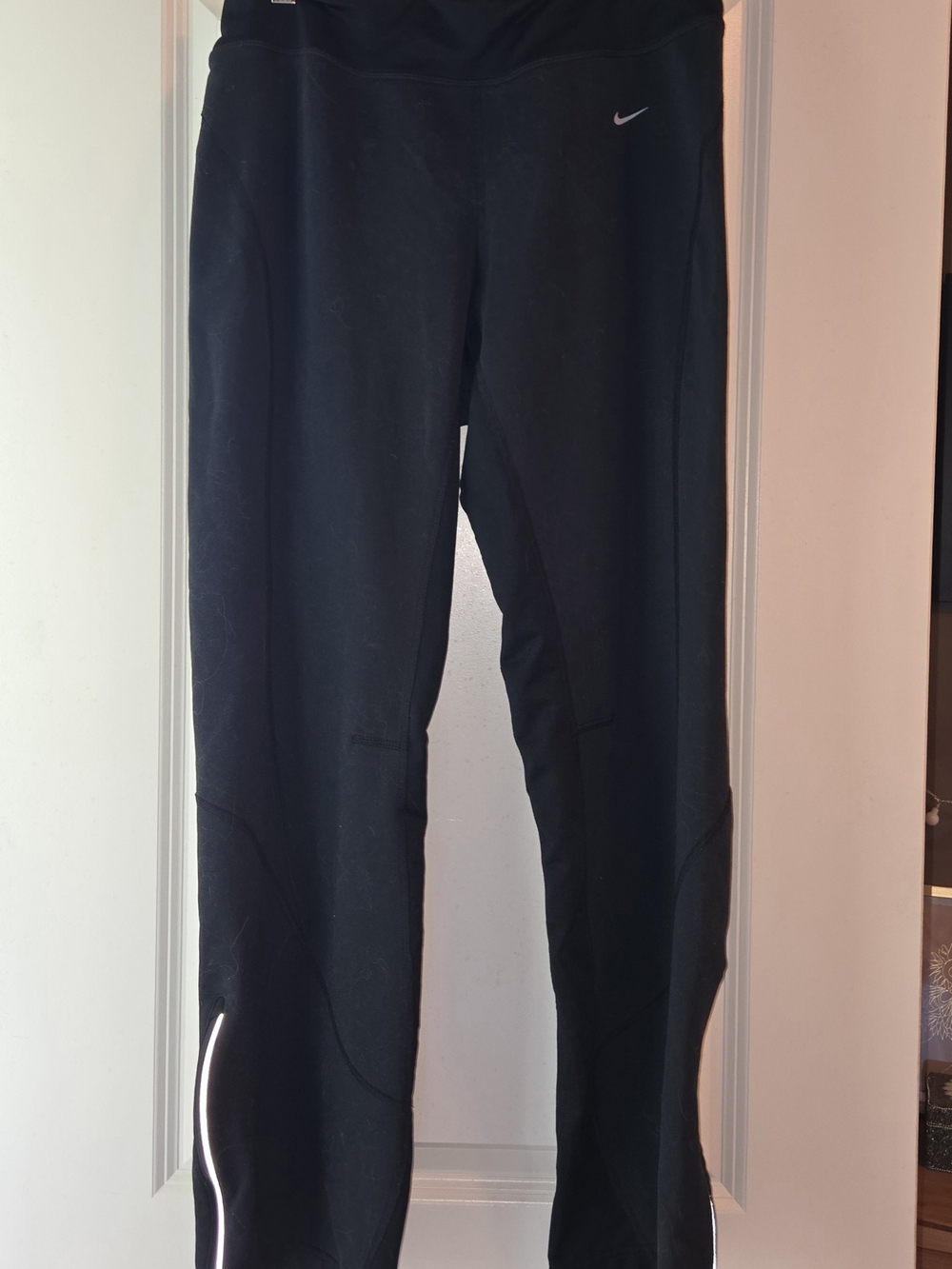 Nike Women’s Black Dri-Fit Winter Running/Athletic Pants. Good Condition.